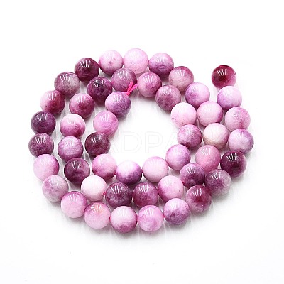 Natural Quartz Beads Strands G-N355-8mm-08-1