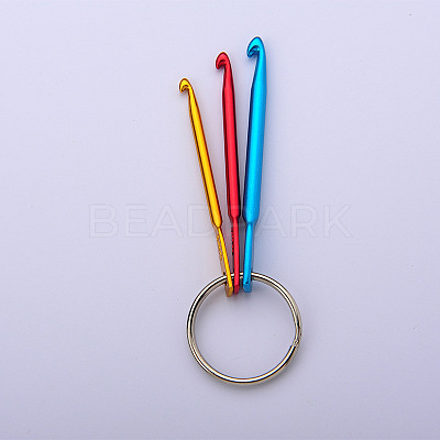 Aluminum Crochet Hooks Keychain LS-PW22062533516-1