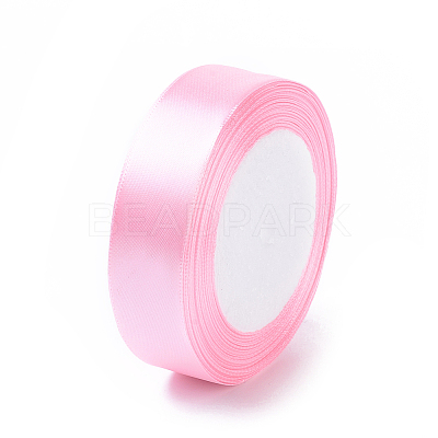 Breast Cancer Pink Awareness Ribbon Making Materials Light Pink Satin Ribbon Wedding Sewing DIY X-RC25mmY004-1