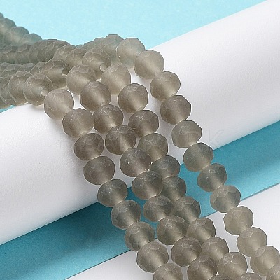 Transparent Glass Beads Strands X1-EGLA-A034-T8mm-MD16-1