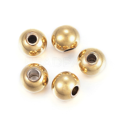 Ion Plating(IP) 304 Stainless Steel Spacer Beads STAS-T021-4G-1