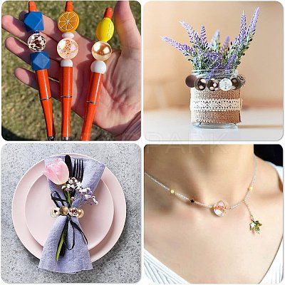 DIY Candy Color Bracelet Necklace Making Kit MACR-CJC0001-12P-04-1