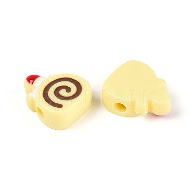 Opaque Acrylic Beads OACR-N152-06-1