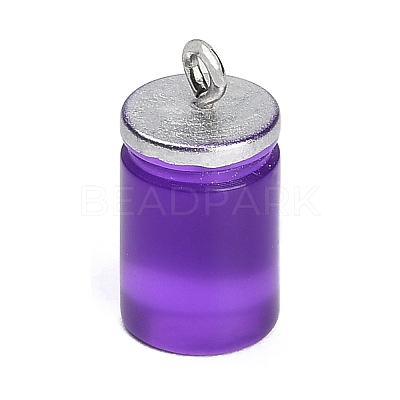 Opaque Resin Pendants RE-CBA08CD-10B-1