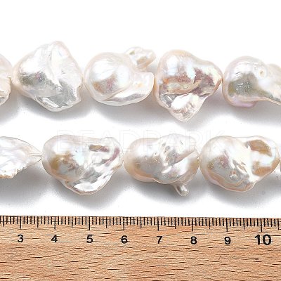 Natural Nucleated Pearl Beads Strands PEAR-B004-15C-04B-1