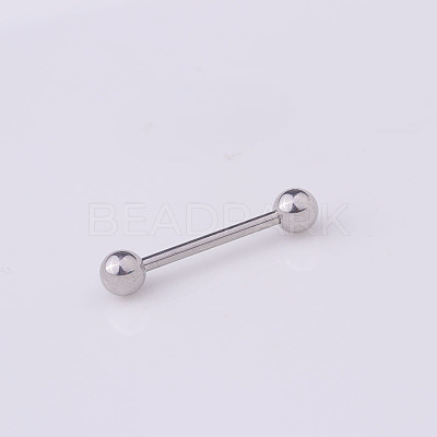 316 Surgical Stainless Steel Tongue Rings WGF0CE1-02-1