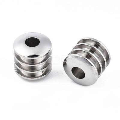 Non-Tarnish 316 Surgical Stainless Steel Beads STAS-N097-062P-1