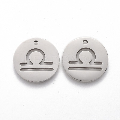 Tarnish Resistant 201 Stainless Steel Pendants LS-STAS-Z001-B-09P-1