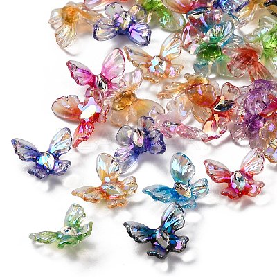 Rainbow Color Resin Cabochons CRES-R459-02A-1