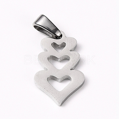 Non-Tarnish 304 Stainless Steel Pendants STAS-I127-018P-1