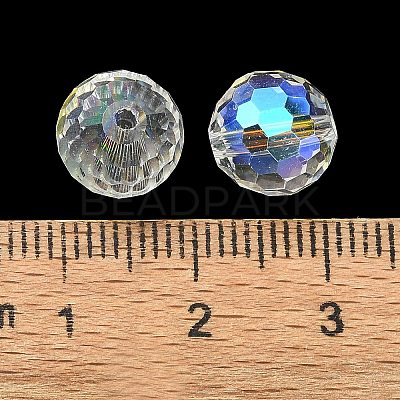 AB Color Plated Glass Beads EGLA-P059-02B-AB-1