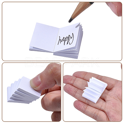 Paper Mini Book Display Decorations DJEW-CP0001-45A-1
