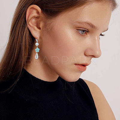 60Pcs 3 Styles 304 Stainless Steel Leverback Earring Findings STAS-BBC0008-30B-1