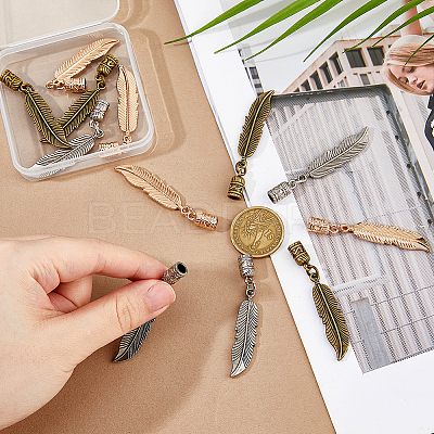 12Pcs 3 Colors Alloy Cord Ends FIND-FH0016-83A-1