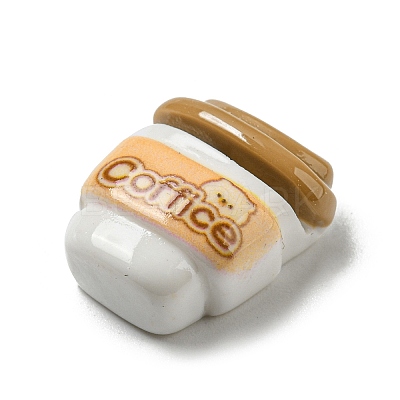 Coffee Theme Resin Decoden Cabochons CRES-I029-03C-1