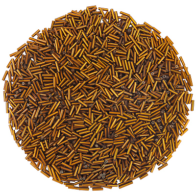 3000Pcs Glass Bugle Beads SEED-PA0001-13A-1
