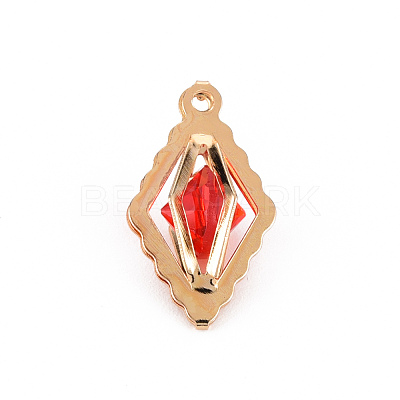 Rack Plating Eco-Friendly Iron Pendants IFIN-Q133-041-NR-1