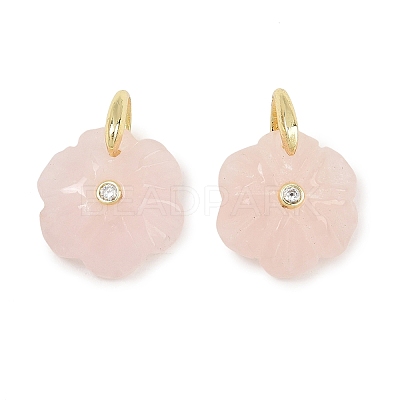 Natural Rose Quartz Pendants GG-NH0016-01G-04-1