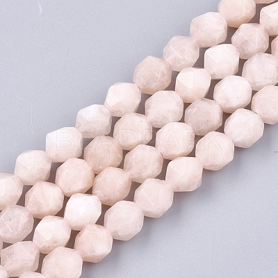 Natural Pink Morganite Beads Strands X-G-T108-28B-1