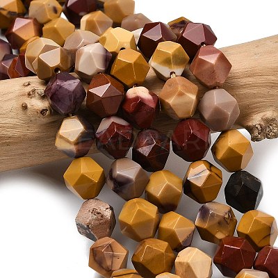 Natural Mookaite Beads Strands G-Z119-A07-03A-1