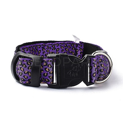 Adjustable Polyester LED Dog Collar MP-H001-A18-1