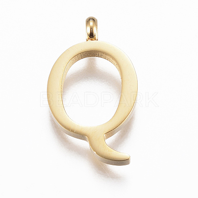304 Stainless Steel Pendants STAS-F129-Q-G-1