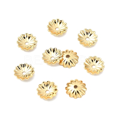 SHEGRACE Brass Beads Caps XGRPCU721-281G-1