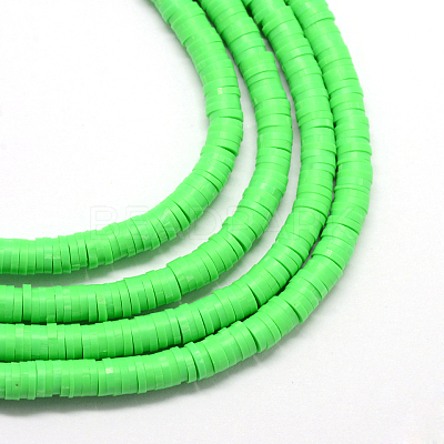 Handmade Polymer Clay Beads X-CLAY-R067-6.0mm-08-1