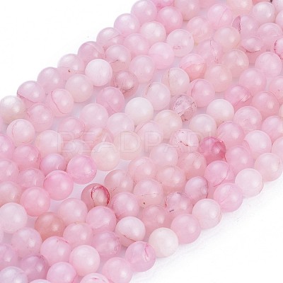 Natural Rose Quartz Beads Strands G-F591-04-10mm-1