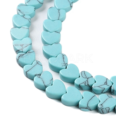 Synthetic Turquoise Beads Strands G-M403-A29-02-1