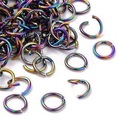Ion Plating(IP) 304 Stainless Steel Open Jump Rings STAS-CJC0001-26D-1