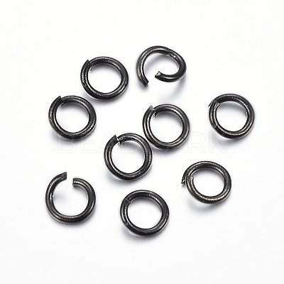 Ion Plating(IP) 304 Stainless Steel Open Jump Rings X-STAS-H467-03B-7MM-1