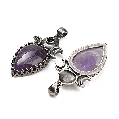 Natural Amethyst Pendants GG-CBACC2B-05AS-05-1
