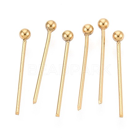 304 Stainless Steel Head Pins STAS-T065-15mm-20G-1