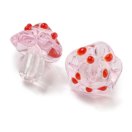 Handmade Bumpy Lampwork Beads LAMP-S067-01F-1