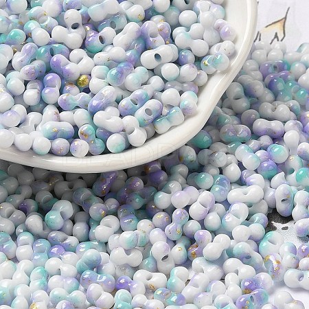 Baking Paint Glass Seed Beads X-SEED-F005-01A-09-1