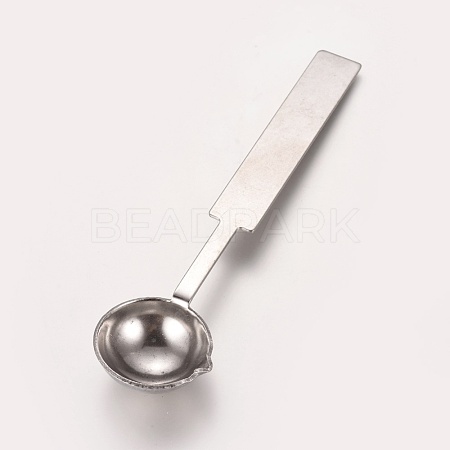 Alloy Wax Sticks Melting Spoon TOOL-WH0079-32A-1
