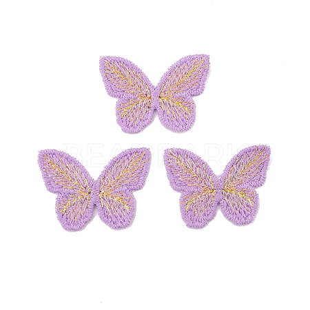 Polyester Butterfly Cabochons PW-WG54196-04-1