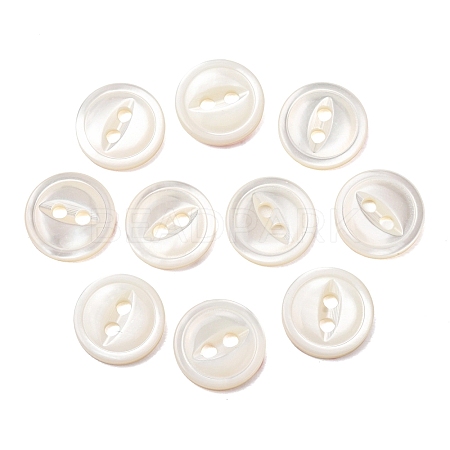 Cat Eye Style Natural Shell Buttons SH-CBAA69B-01E-1