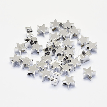 Long-Lasting Plated Brass Beads KK-K193-B-056P-NF-1