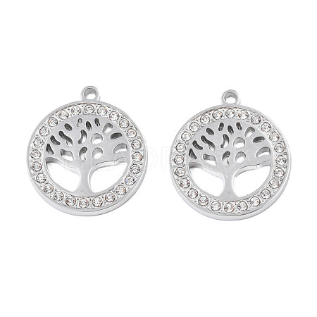 304 Stainless Steel Pendants STAS-N095-157-1