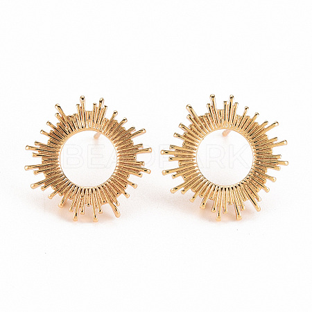 Brass Earring Findings LS-X-KK-S356-248-NF-1