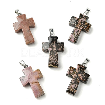 Natural Rhodonite Pendants GG-K002-11P-1