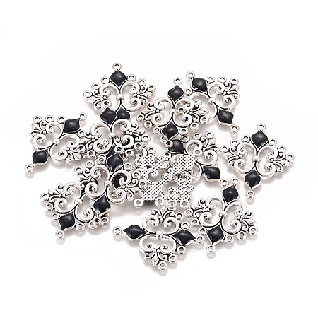 Alloy Enamel Chandelier Component Links LS-ENAM-EA9734Y-1-1