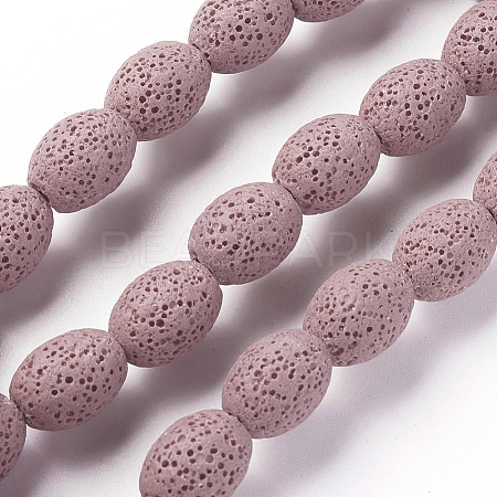 Natural Lava Rock Beads Strands G-F671-03B-17-1