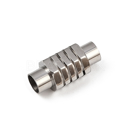 304 Stainless Steel Magnetic Clasps Hand Polished STAS-C127-18D-P-1