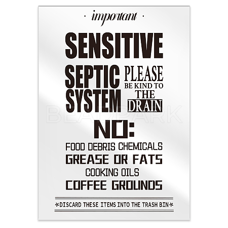 Acrylic Blank Table Signs AJEW-WH0476-009-1