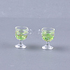 Resin Cup Pendants X-CRES-S359-10B-3