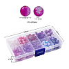 10 Style Spray Painted & Drawbench Transparent & Baking Paint Glass Beads GLAA-YW0001-26A-3