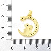 Brass Micro Pave Clear Cubic Zirconia Pendants FIND-Z044-03F-3